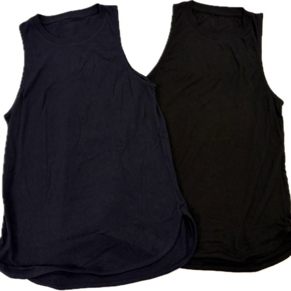 Cotton On Black and Navy Tank Tops